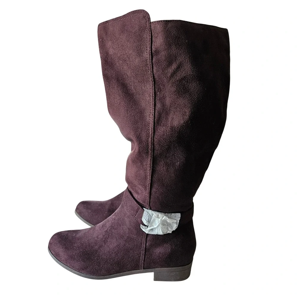 Journee Collection Cate Women's Cate Wide Calf Western Boots Size 7 WIDE New‎ - Picture 3 of 8